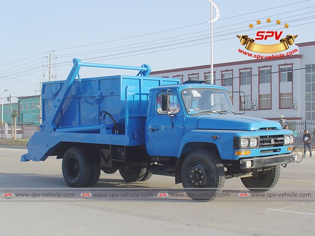 6 Ton Swing Arm Garbage Truck-Dongfeng-FS